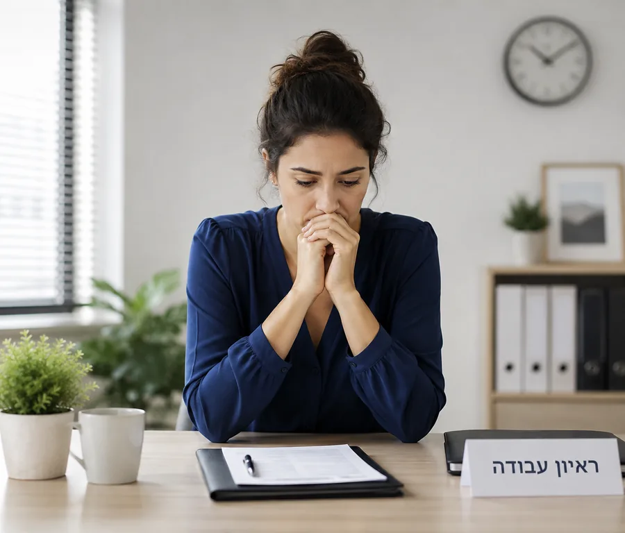 חרדה וחוסר ביטחון לפני ראיון עבודה